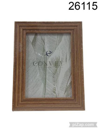 Imagen de PORTA RETRATO MARCO MADERA BANDAS 13 X18 CM 3.26